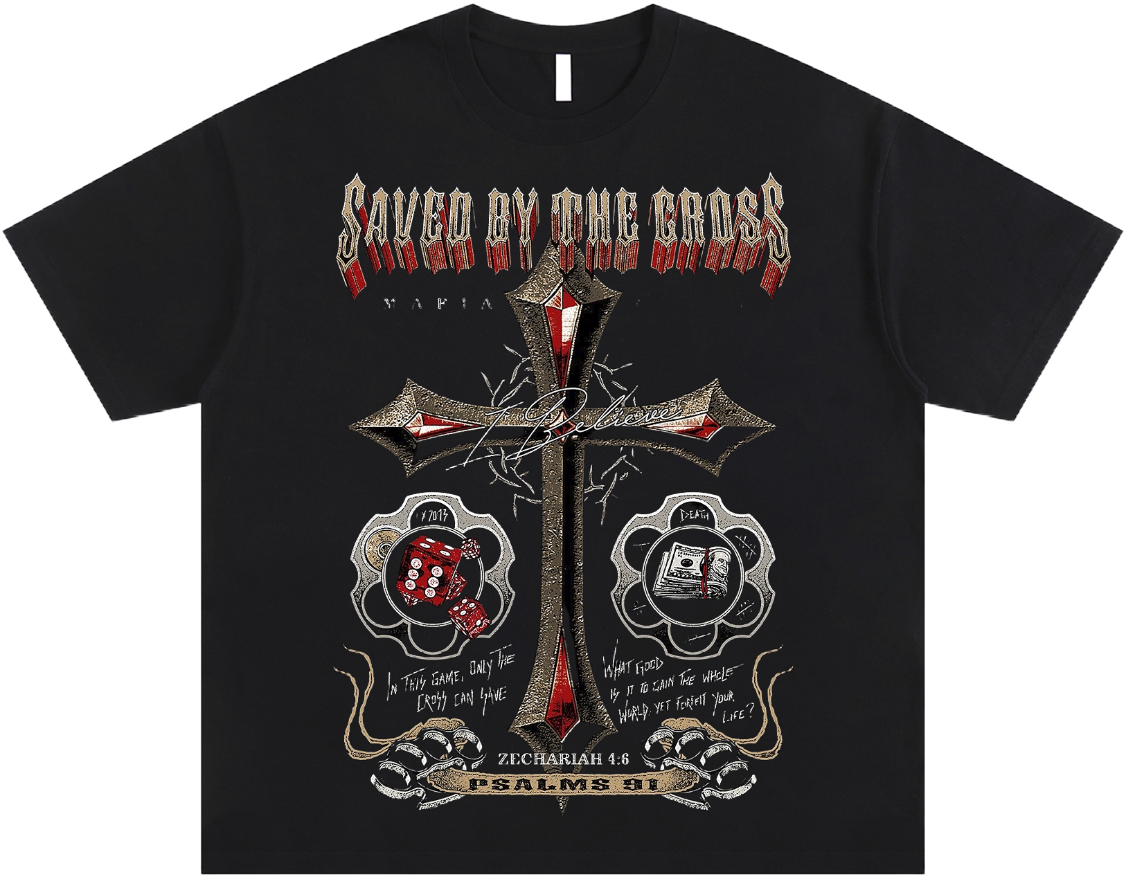 SAVED BY THE CROSS TEE
